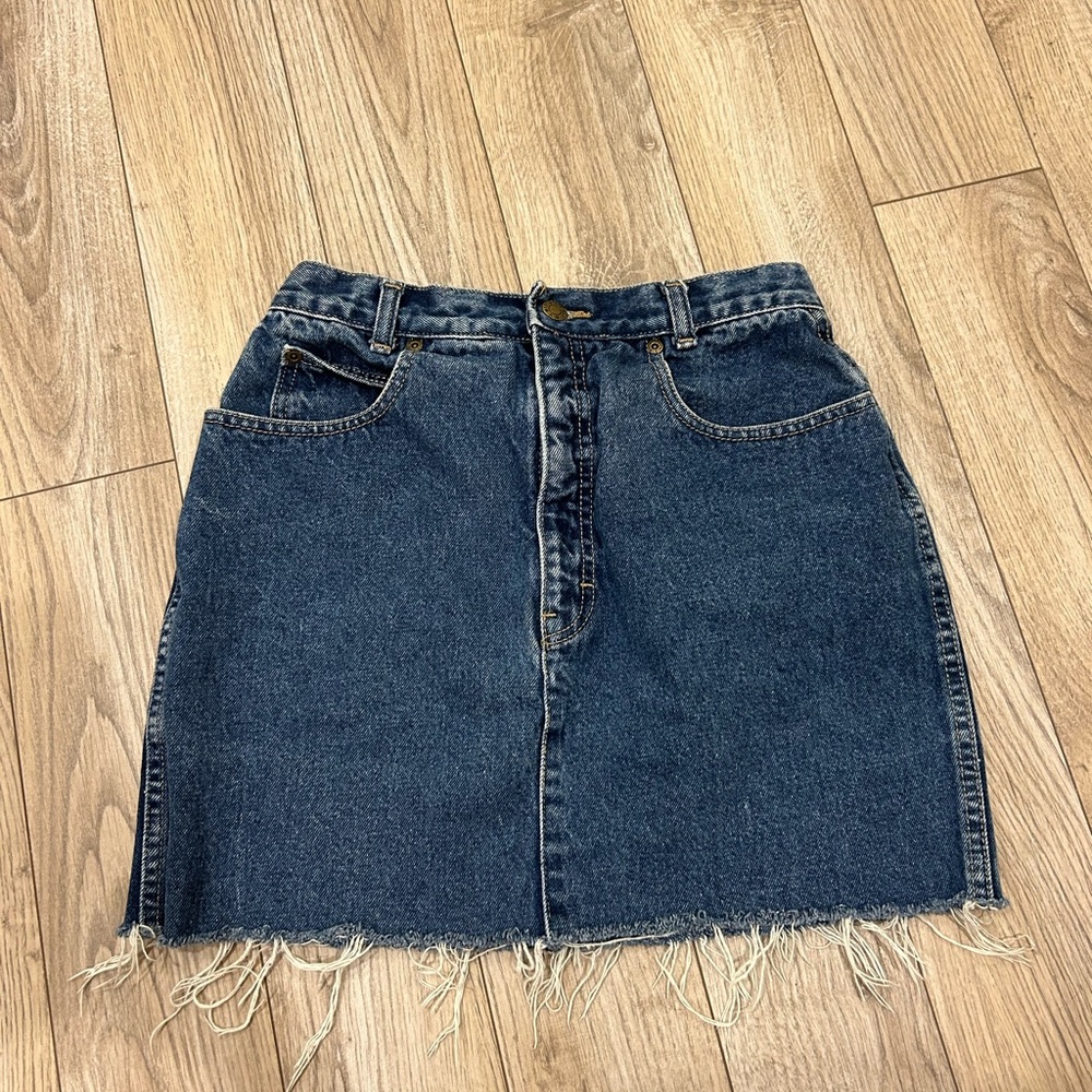 calvin klein denim skirt